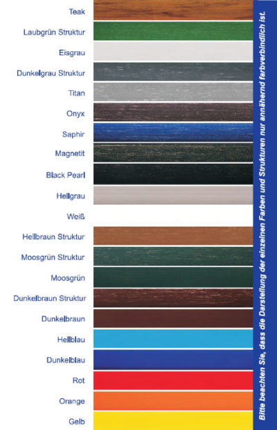 Hinweise zu Farben - KRP-Vertrieb GmbH